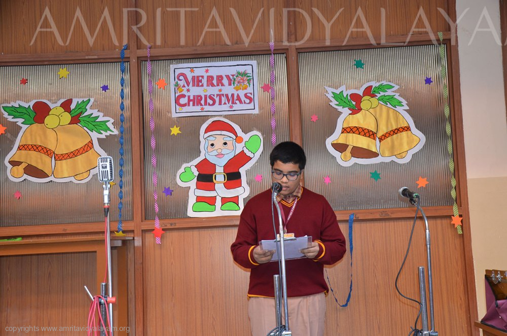 Celebrating The Essence Of Christmas - Amrita Vidyalayam 