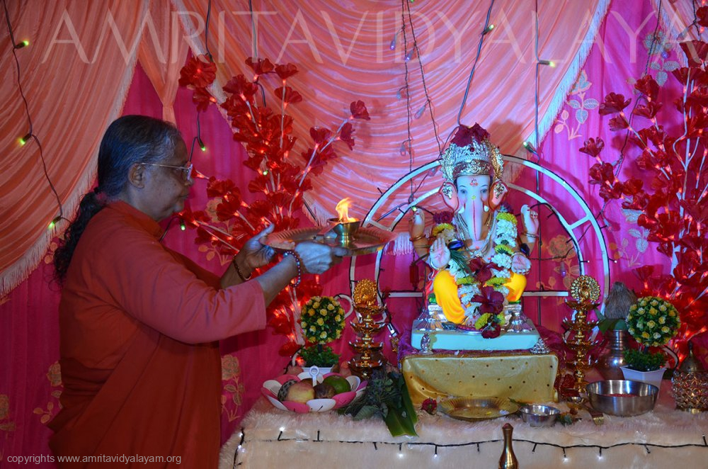 Joyful Ganesh Chaturthi Celebrations at School Amrita Vidyalayam Pune